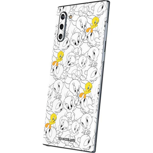Looney Tunes Tweety Super Sized Pattern Galaxy Note 10 Skin