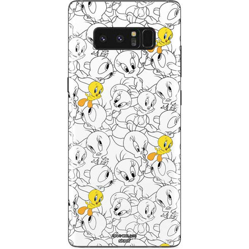 Looney Tunes Tweety Super Sized Pattern Galaxy Note 8 Skin