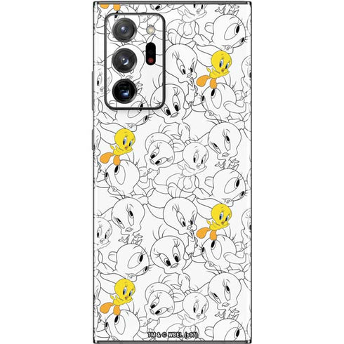 Looney Tunes Tweety Super Sized Pattern Galaxy Note20 Ultra 5G Skin