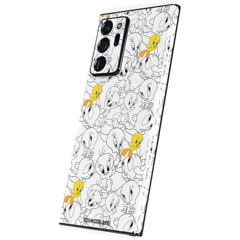 Looney Tunes Tweety Super Sized Pattern Galaxy Note20 Ultra 5G Skin