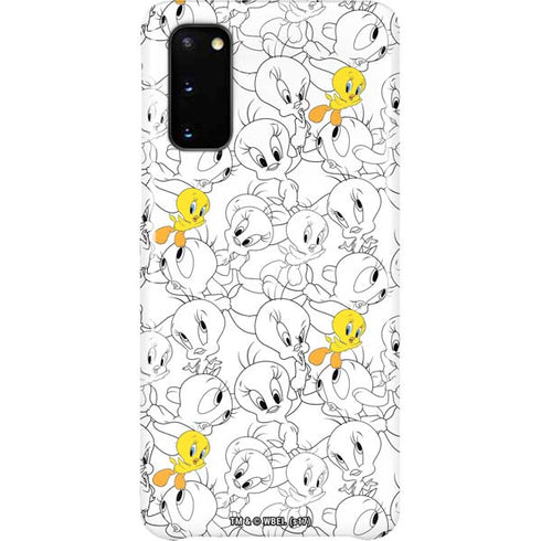 Looney Tunes Tweety Super Sized Pattern Galaxy S20 Lite Case
