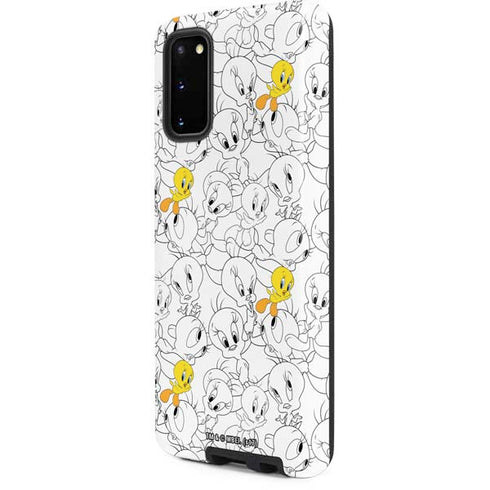 Looney Tunes Tweety Super Sized Pattern Galaxy S20 Pro Case