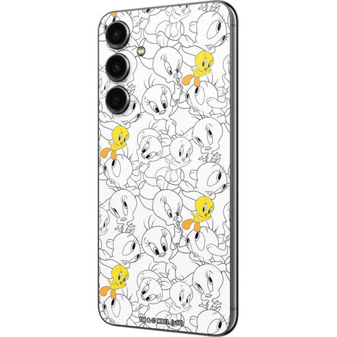 Looney Tunes Tweety Super Sized Pattern Galaxy S23 FE Skin