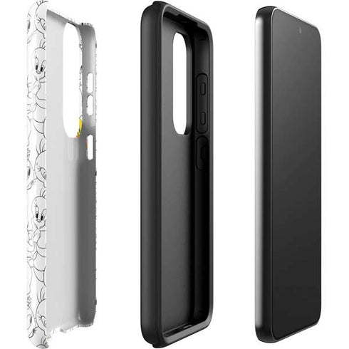 Looney Tunes Tweety Super Sized Pattern Galaxy S23 Plus Pro Case