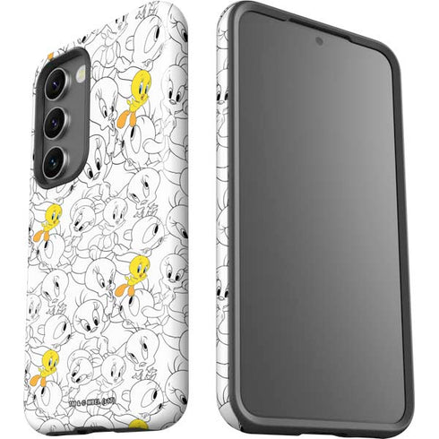 Looney Tunes Tweety Super Sized Pattern Galaxy S23 Pro Case