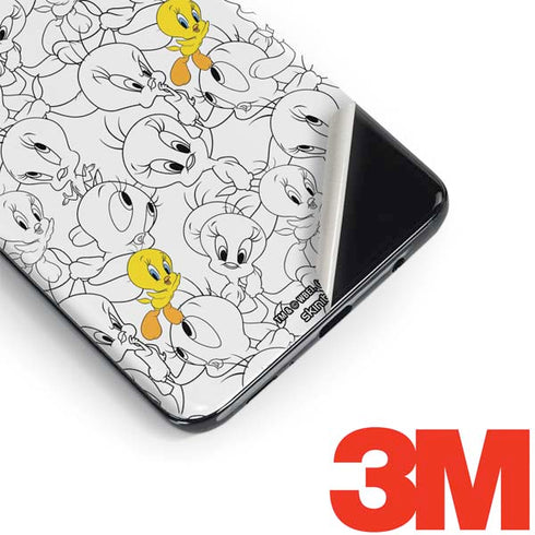 Looney Tunes Tweety Super Sized Pattern Galaxy S9 Skin