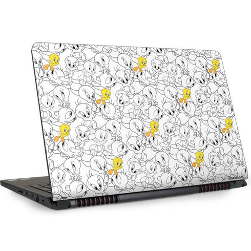 Looney Tunes Tweety Super Sized Pattern Dell Inspiron Skin