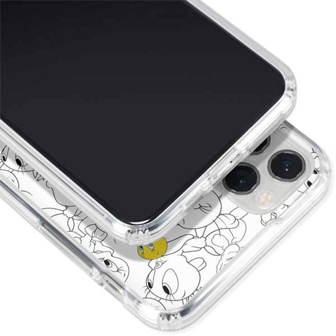 Looney Tunes Tweety Super Sized Pattern iPhone 11 Pro Clear Case
