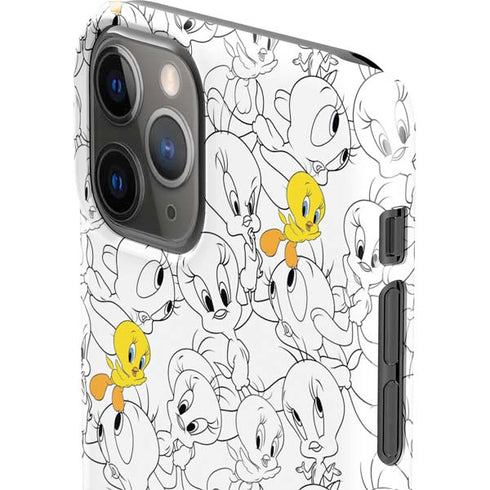 Looney Tunes Tweety Super Sized Pattern iPhone 11 Pro Lite Case