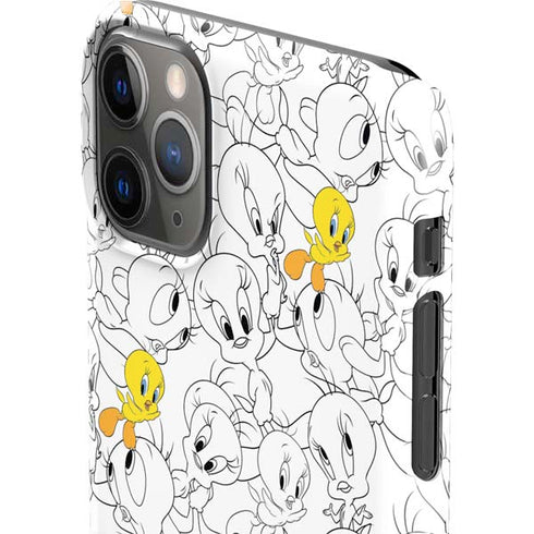 Looney Tunes Tweety Super Sized Pattern iPhone 11 Pro Max Lite Case
