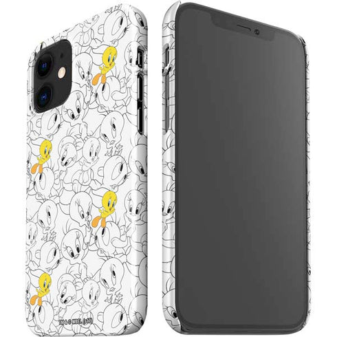 Looney Tunes Tweety Super Sized Pattern iPhone 12 Mini Lite Case