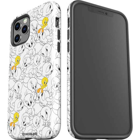 Looney Tunes Tweety Super Sized Pattern iPhone 12 Pro Max Impact Case