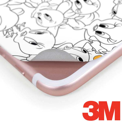 Looney Tunes Tweety Super Sized Pattern iPhone 8 Plus Skin