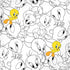 Looney Tunes Tweety Super Sized Pattern iPhone XR Skin