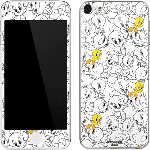Looney Tunes Tweety Super Sized Pattern Apple iPod Skin
