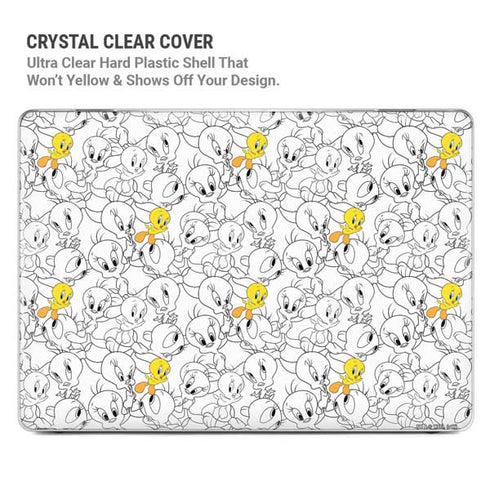 Looney Tunes Tweety Super Sized Pattern MacBook Pro 16in (2019-20) Case plus Skin
