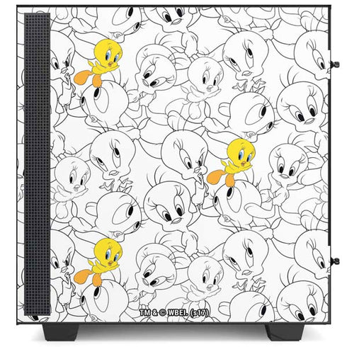 Looney Tunes Tweety Super Sized Pattern NZXT H510 Compact ATX Mid-Tower Case Skin