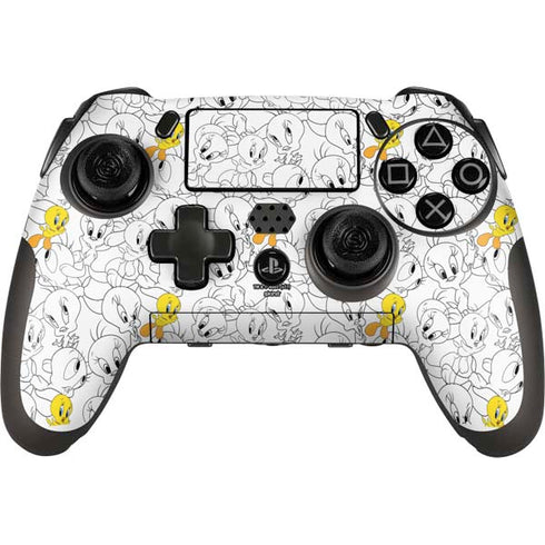 Looney Tunes Tweety Super Sized Pattern PlayStation Scuf Vantage 2 Controller Skin