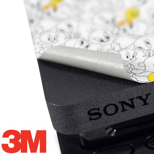 Looney Tunes Tweety Super Sized Pattern PS4 Pro Bundle Skin