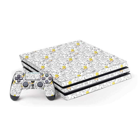 Looney Tunes Tweety Super Sized Pattern PS4 Pro Bundle Skin