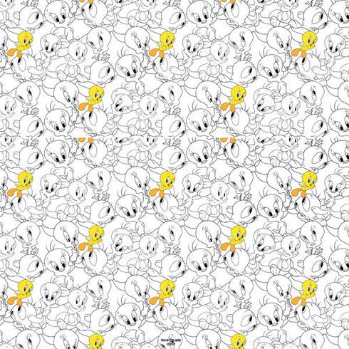 Looney Tunes Tweety Super Sized Pattern PS4 Slim Bundle Skin