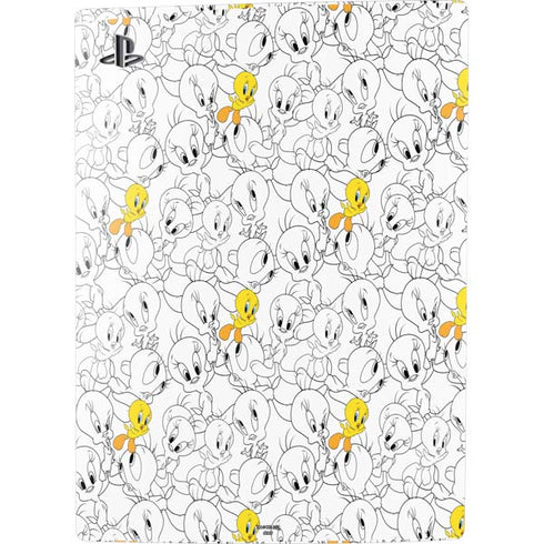 Looney Tunes Tweety Super Sized Pattern PS5 Console Skin