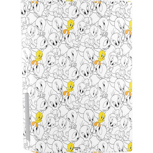 Looney Tunes Tweety Super Sized Pattern PS5 Console Skin
