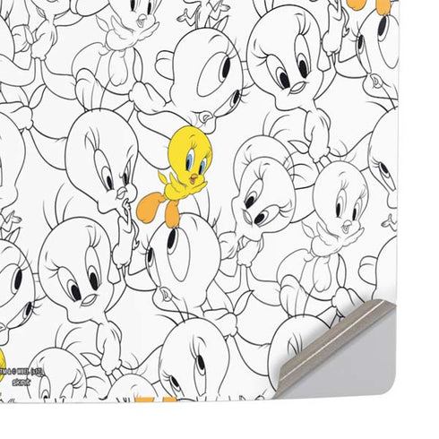 Looney Tunes Tweety Super Sized Pattern PS5 Slim Digital Edition Console Skin