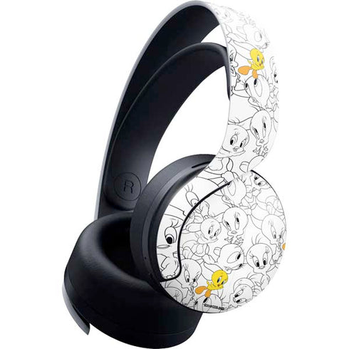 Looney Tunes Tweety Super Sized Pattern PULSE 3D Wireless Headset for PS5 Skin