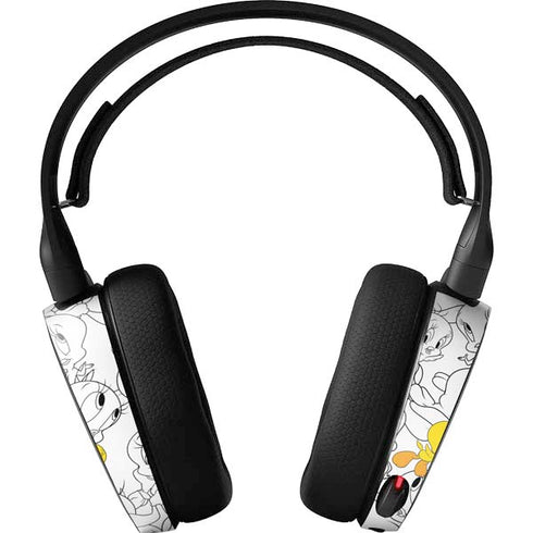 Looney Tunes Tweety Super Sized Pattern SteelSeries Arctis 3 Skin