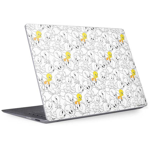 Looney Tunes Tweety Super Sized Pattern Surface Laptop 2 Skin