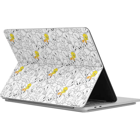 Looney Tunes Tweety Super Sized Pattern Surface Laptop Studio Skin