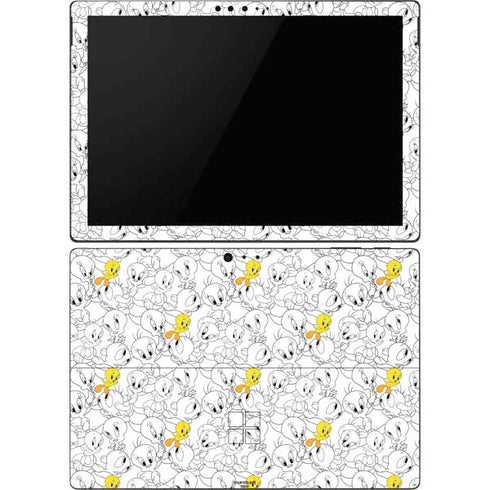 Looney Tunes Tweety Super Sized Pattern Surface Pro 6 Skin