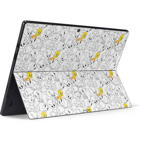 Looney Tunes Tweety Super Sized Pattern Surface Pro 7 Skin