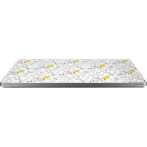 Looney Tunes Tweety Super Sized Pattern Universal Laptop 12in (9.8 x 6.8in) Skin