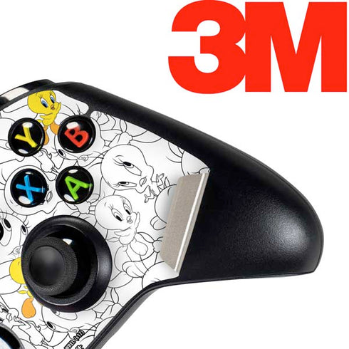 Looney Tunes Tweety Super Sized Pattern Xbox One Controller Skin