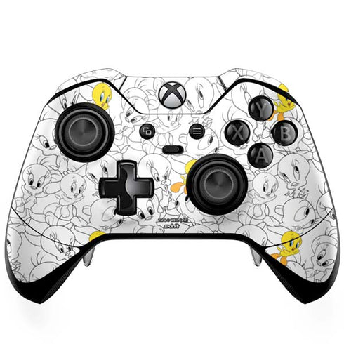 Looney Tunes Tweety Super Sized Pattern Xbox One Elite Controller Skin