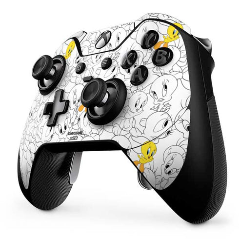 Looney Tunes Tweety Super Sized Pattern Xbox One Elite Controller Skin
