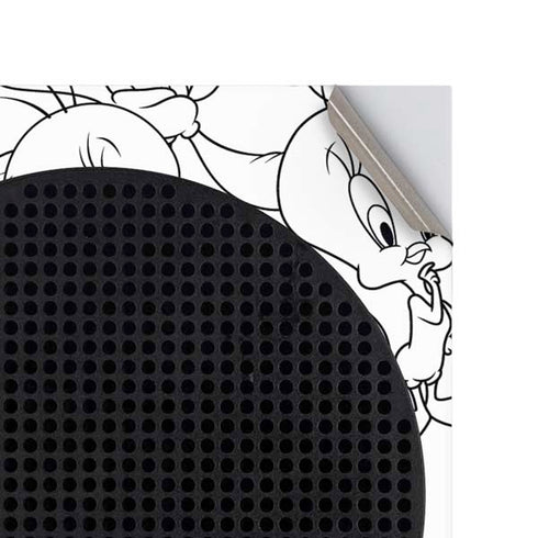 Looney Tunes Tweety Super Sized Pattern Xbox Series S Console Skin