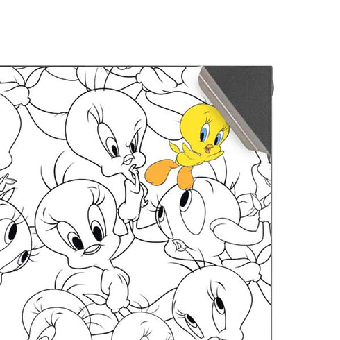Looney Tunes Tweety Super Sized Pattern Xbox Series X Console Skin