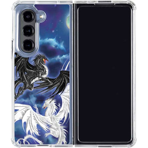 Twilight Duel by Ruth Thompson Galaxy Z Fold5 5G Clear Case