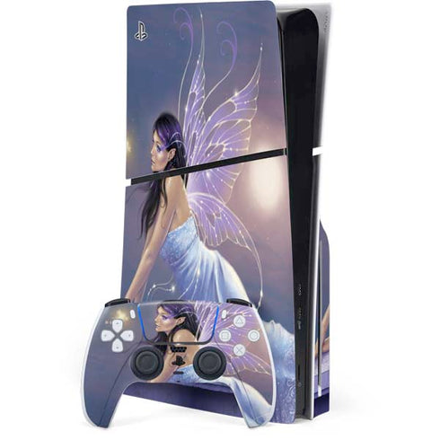 Twilight Shimmer by Rachel Anderson PS5 Slim Disk Bundle Skin