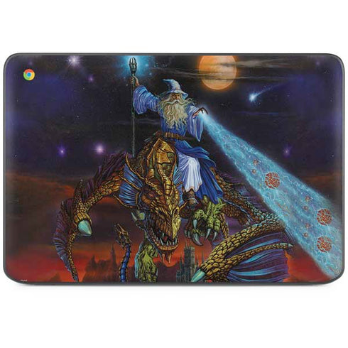 Twilight Tempest Wizard by Ed Beard Jr HP Chromebook Skin