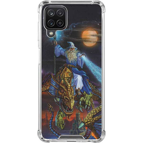 Ed Beard Jr. Twilight Tempest Wizard Galaxy A12 Clear Case