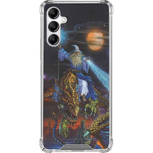 Ed Beard Jr. Twilight Tempest Wizard Galaxy A14 5G Clear Case