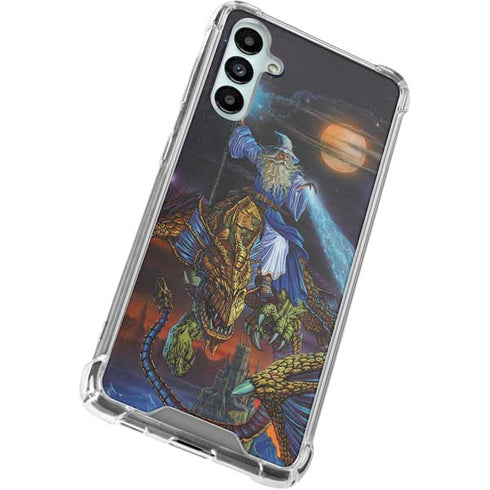 Twilight Tempest Wizard by Ed Beard Jr Galaxy A15 5G Clear Case