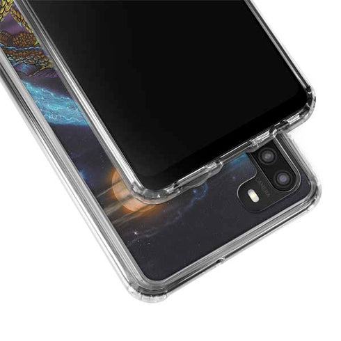 Ed Beard Jr. Twilight Tempest Wizard Galaxy A21 Clear Case