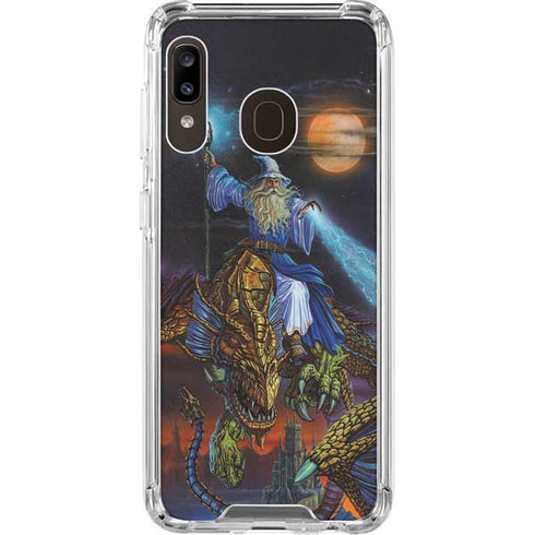 Ed Beard Jr. Twilight Tempest Wizard Galaxy A30 Clear Case