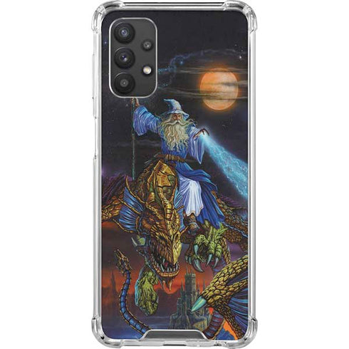 Ed Beard Jr. Twilight Tempest Wizard Galaxy A32 5G Clear Case