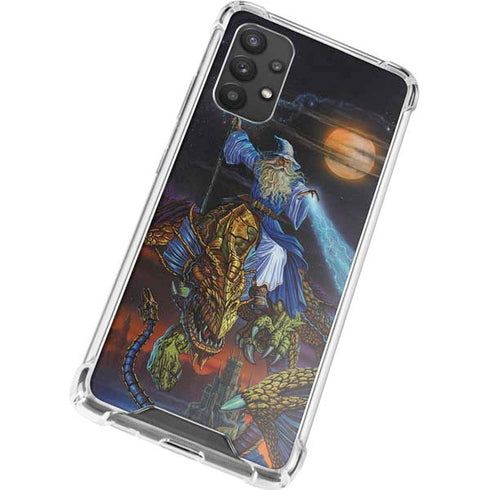 Ed Beard Jr. Twilight Tempest Wizard Galaxy A32 5G Clear Case